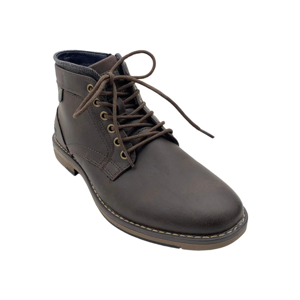 B52 By Bullboxer Men's Bennington Lace Up Casual Boot Brown - Medium